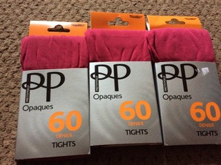 pretty Polly opaques 60 denier tights s/m