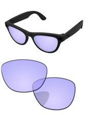 Low Light Purple Non-Polarized Replacement Lenses For RayBan Meta RW4010-52mm