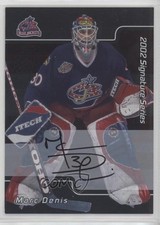 2001-02 ITG Be A Player Signature Series Auto Marc Denis #035 Auto 1o3
