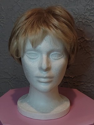 Pixie Boy Cut Wig Hair wear Average Palest Pearl
