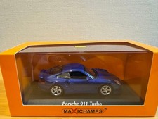 Maxichamps Porsche 911 Turbo 996 1999 1/43 Blue Metallic Model Car