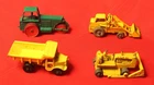 Vintage Lesney 1960's Construction Vehicles - Matchbox No. 1, 2,  6 & 24