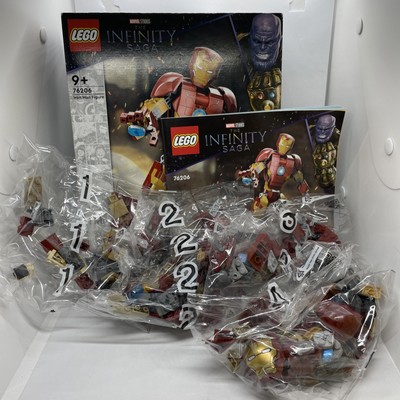LEGO Marvel The Infinity Saga: Iron Man Figur (76206) Open Box Sealed Contents