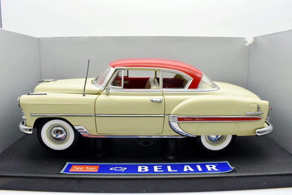 Modellino auto americane 1:18 Chevrolet bel air sun star diecast modellismo car - Immagine 3 di 4