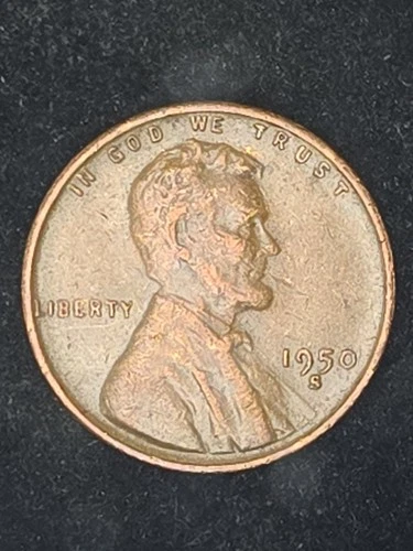 1950-S Lincoln Wheat Cent — photo from the most recent tracked eBay sale