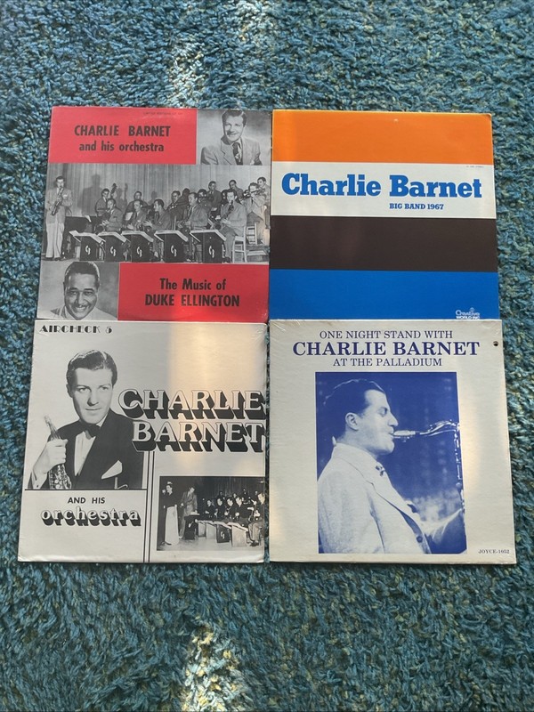 Charlie Barnet (4 ) VINYL LP RECORD LOT NM / Mint