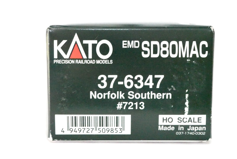 HO SCALE(KATO)---------------NORFOLK SOUTHERN EMD SD80MAC NO 7213-