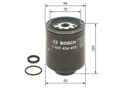 For BOSCH 1 457 434 453 FUEL FILTER BOX