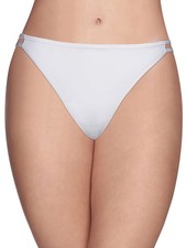 Vanity Fair Women's Illumination String Bikini Panty 18108, 6, Star White