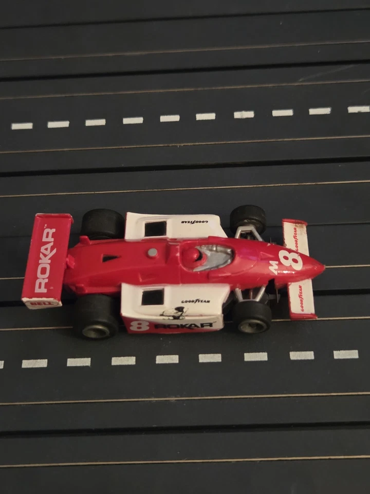 ROKAR FORMULA ONE F1 ROKAR M #8 HO трассовая автомодель редкая трудно найти винтажная супер изящная - Изображение 2 из 3