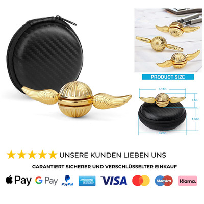 Gold Fidget Spinner Hand Fingger sensorisches Spielzeug, Handspinn