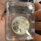 1923 Peace Silver $1 Dollar -ICG MS-63