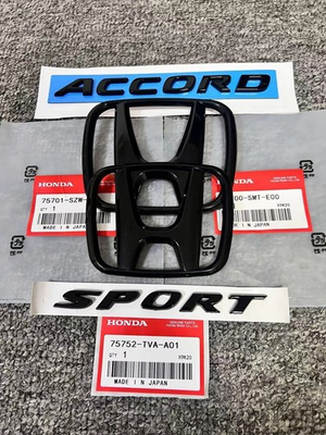 #ad Genuine OEM Gloss Black Logo Emblem Set For Honda ACCORD 2018 2022 Sport Sedan $29.99