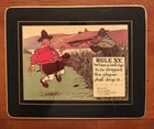 Set of four Charles Crombie Rules Of Golf Collectible Placemats Made in England — photo 5