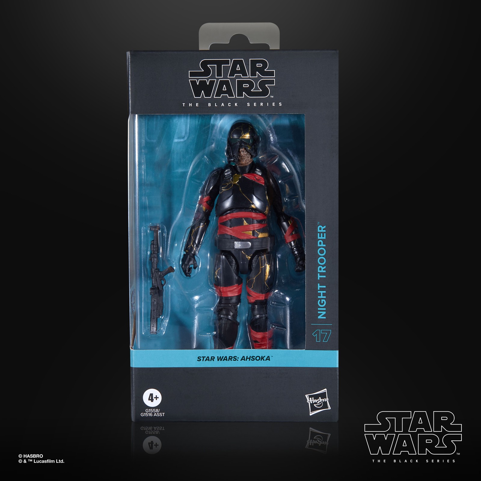Figurine Star Wars Night Trooper Black Series, cadeau idéal pour fan