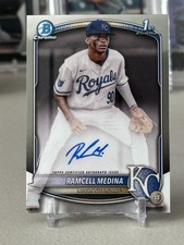 2025 Bowman Chrome Auto Ramcell Medina #CPA-RA (AU, RC) Kansas City Royals