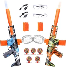 2 Pack Gel Splatter Blasters, Full Auto Electric Ball Toy, 10... 