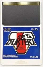 HUDSON PC Engine HU Card Software HC90038 Aero Blasters