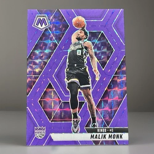 Malik Monk /249 Purple Florescent Prizm 2024-25 Panini Mosaic #127
