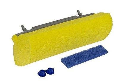 Roller Mop Refill with Microban, Extra Absorbent, Mop and Scrub Cleaning for ...
