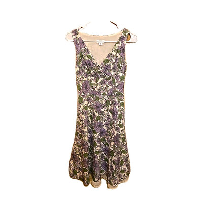 Ann Taylor Loft Floral Dress Women's Size 0 Sleeveless Side Zipper Clothing