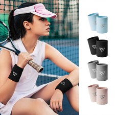 1/2PCS Sports Wrist Guard Breathable Sweat Absorbing Wrist Band Men Women Lightw
