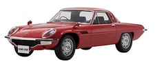 Samurai 1/12 Mazda Cosmo Sports Red Finished Product Resin Model Car Kyosho