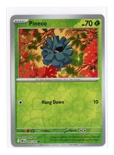 Pineco 004/182 Common Reverse Holo SV10: Destined Rivals Pokemon TCG