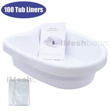 Ion Detox Foot Bath Tub Foot Bath Basin for Ionic Detox Spa Machine w/100 Liners