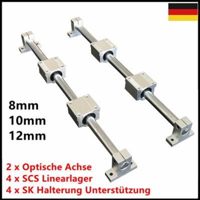 1 Stück Lineare Optische Achse Sk Vertikale Unterstützung Aluminium