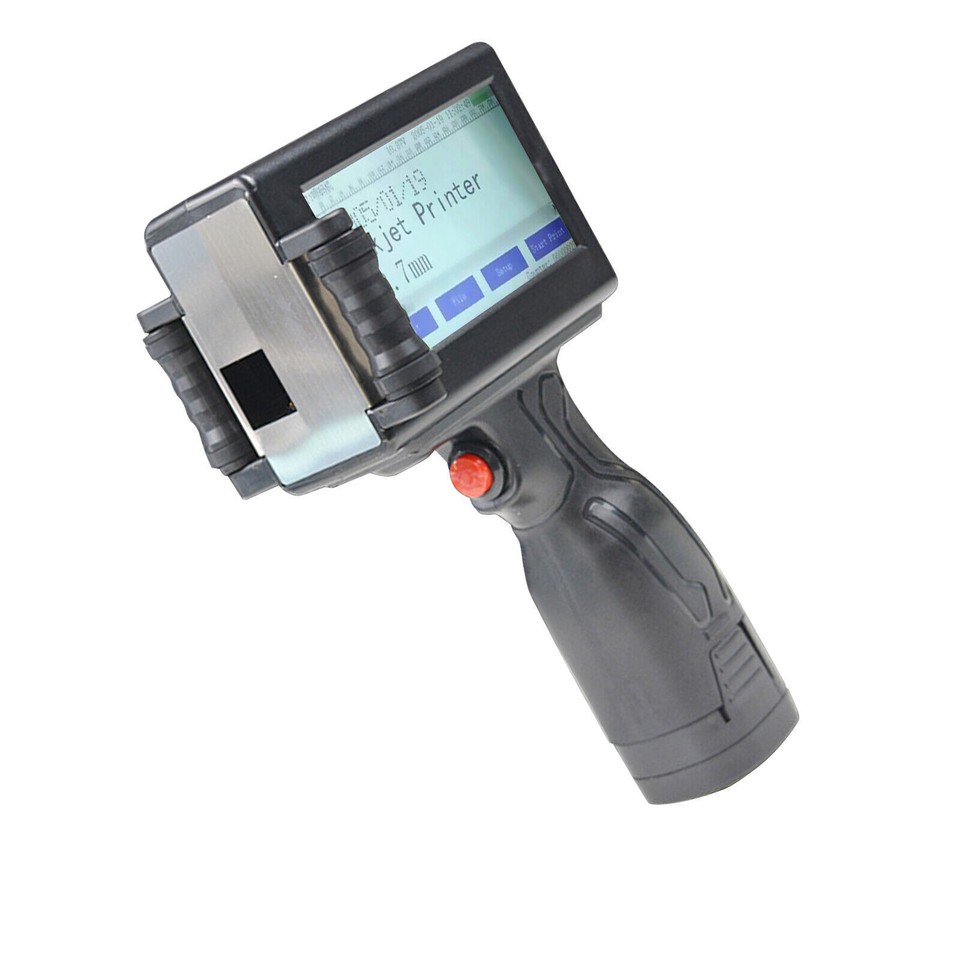 Handheld Inkjet Printer Touch Screen Dates Logo Laser Coder Label QR