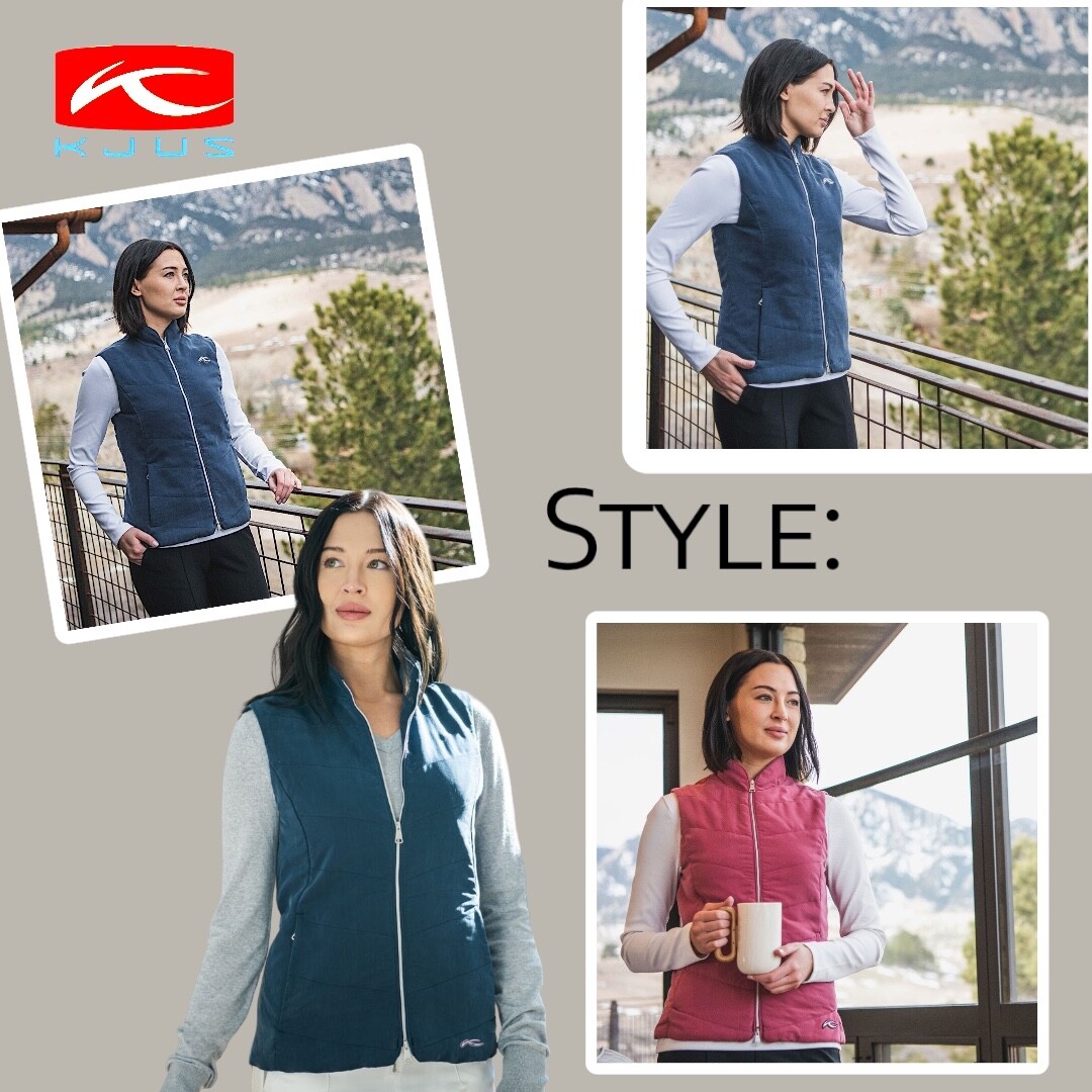 NWT KJUS Maven Clay Lightweight Insulated Spring Golf/Ski Vest/Sz 8 ...