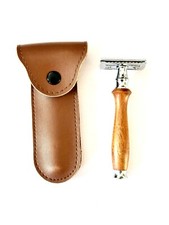 Edelstahl Doppelend Halsabschneider Rasierer Sicherheit Bart Haarentferner