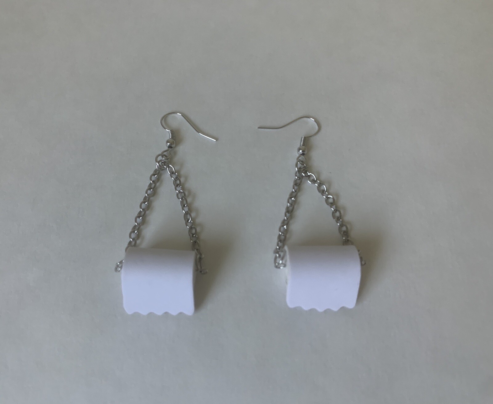 NWOT 1 Pair Sterling Silver Toilet Paper Roll Earrings eBay