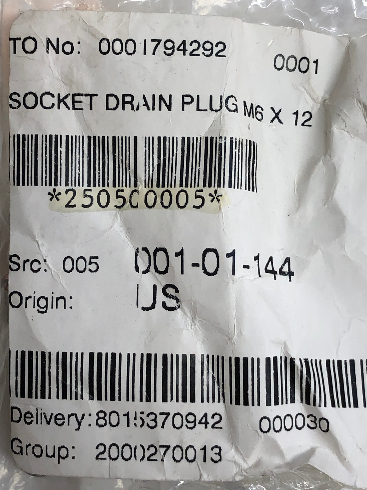 Sea-Doo OEM Socket Drain Plug M6 X 12 250500005 for sale online | eBay