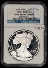 2014-W 1 oz Silver American Eagle Proof - NGC PF 70 UC - SKU-E2876