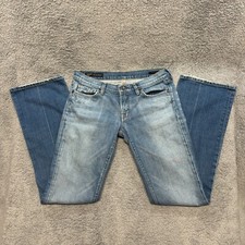 Citizens of Humanity Low Waist Bootcut Jeans Womens 31 Blue Kelly Stretch Ombre