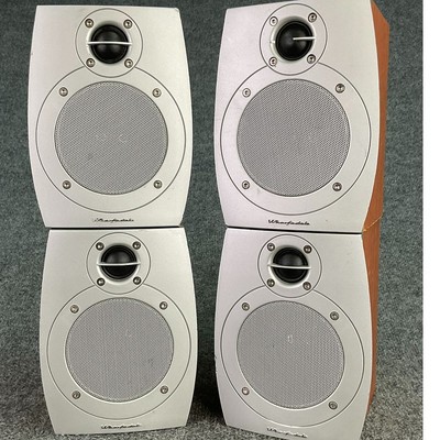   Wharfedale Moviestar 70+ Surround Sound Bookshelf Speakers in Silver - Set of