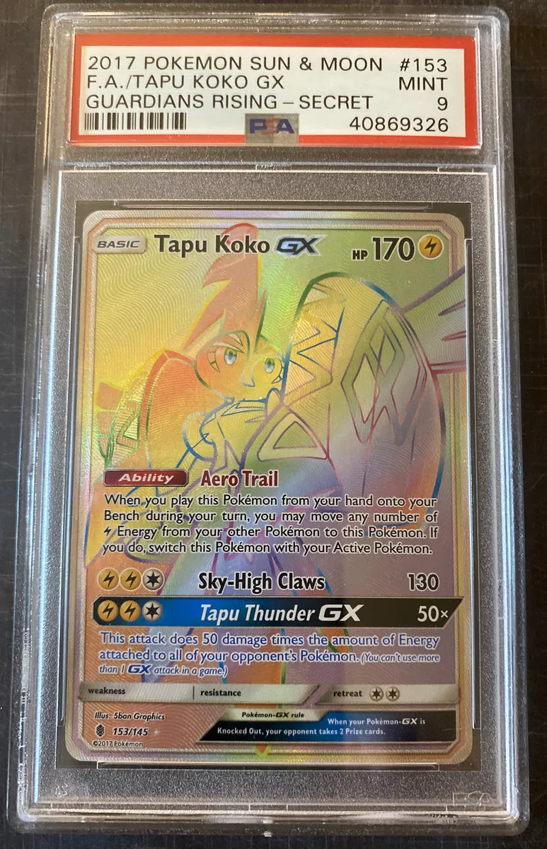 Tapu Koko GX - Guardians Rising Pokémon card 153/145
