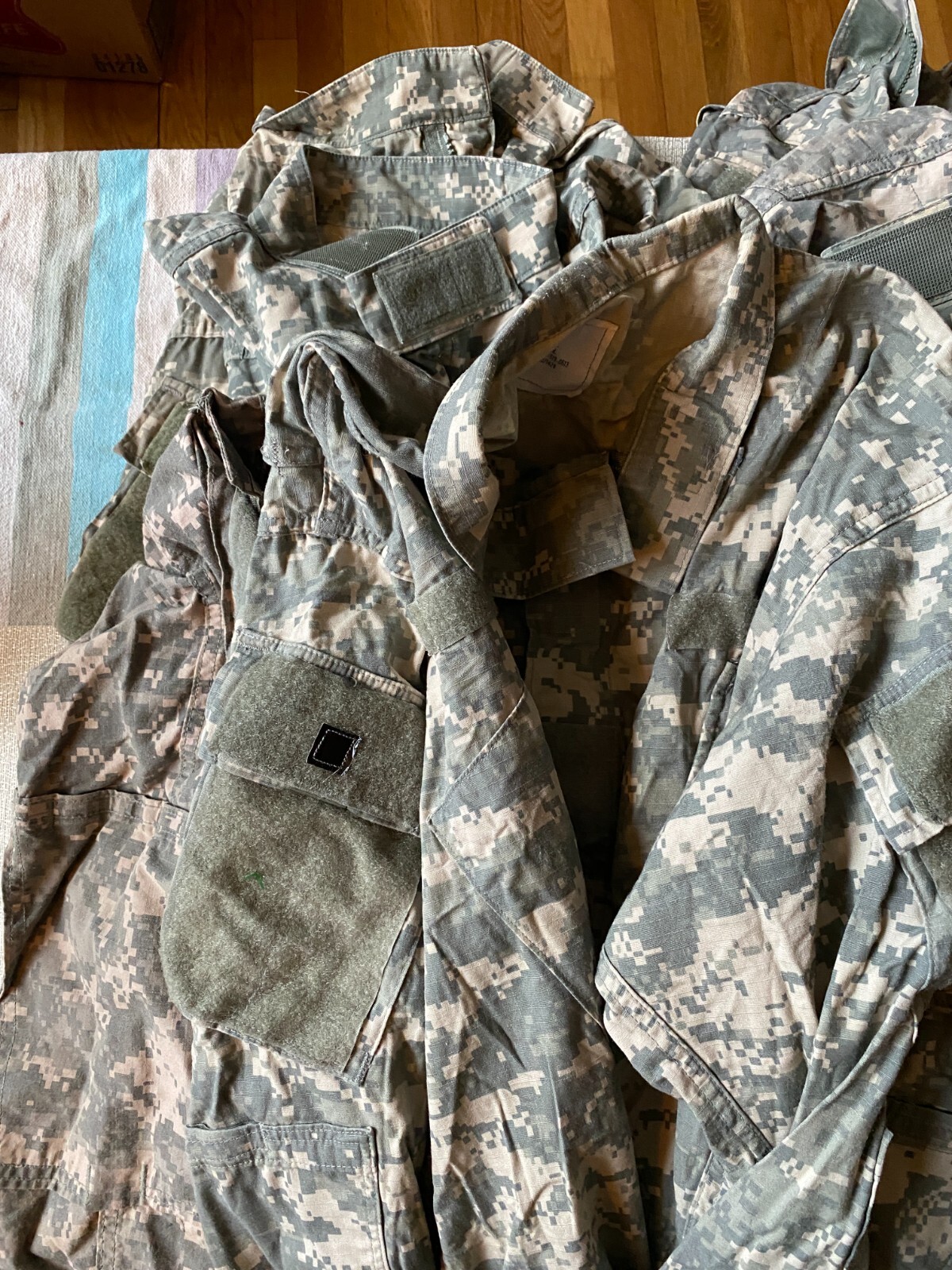 Lot of 9 US Army Coats, Army Combat Uniform Various Sizes eBay