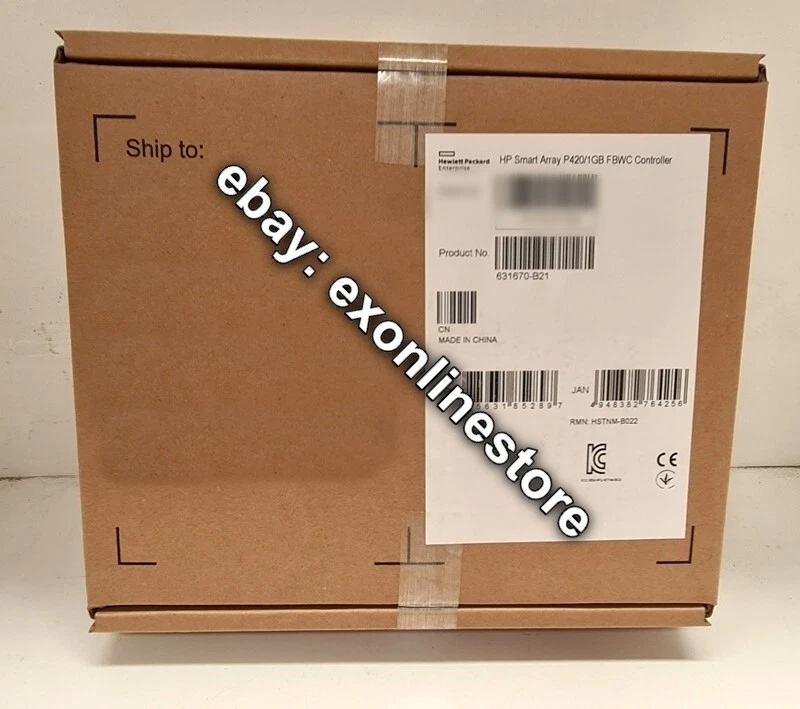 631670-B21 - HPE Smart Array P420/1GB FBWC 6Gb 2-ports Int SAS Cont (No Battery) - Image 2 of 2