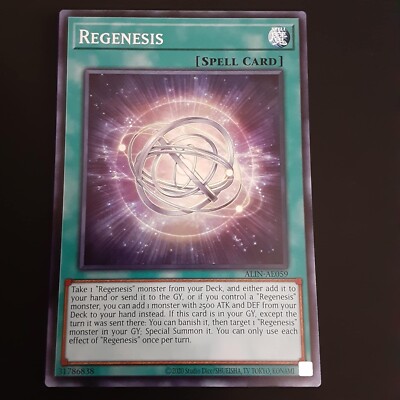 YuGiOh Regenesis (Asian English) ALIN-AE059, Common, not Secret Rare, Near Mint!
