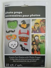 Halloween Photo Booth Props Party Supply 10 Pieces Unique Fun Photos