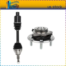 Front CV Axle Shaft Wheel Bearing Hub For 2012-2016 2017 2018 RAM 1500 4WD 5.7L