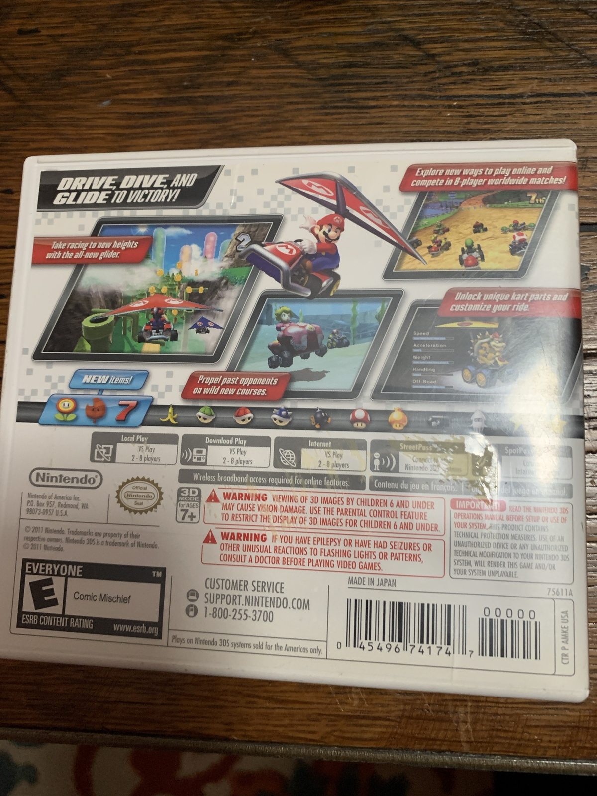 Mario Kart 7 (Nintendo 3DS, 2011) Video Game 45496741747 eBay