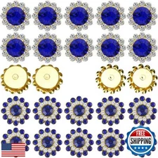 TKDUJH 100pcs Mixed 12mm 14mm Sew on Rhinestones, Crystals Gems Jewels for Cr