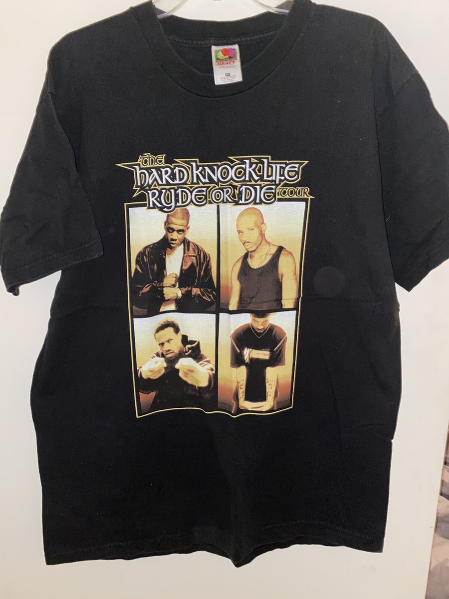 Vintage The Hard Knock Life Ryde Or Die Tour Rap T Shirt Jay Vintage The Hard Knock Life Ryde Or Die Tour Rap T Shirt Jay