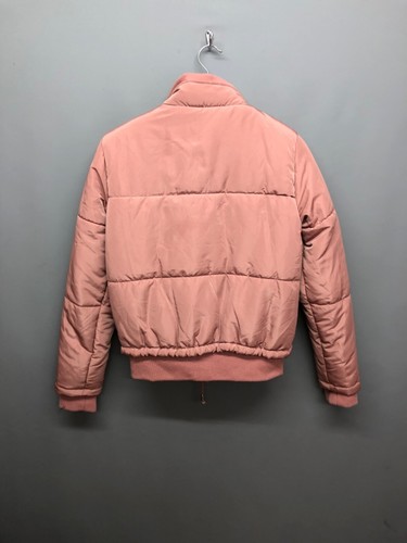 Ci Sono Originals Women's Rose Pink Puffer Bomer Jacket Large - Picture 3 of 11