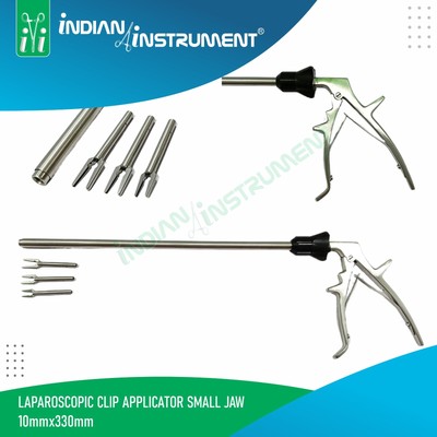 Small Jaw Laparoscopic Clip Applicator 10mmx330mm Reusable Surgical Instrument