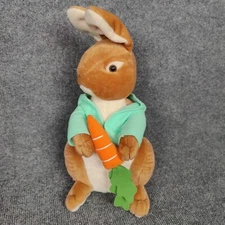 Peter Rabbit Plush Bunny Stuffins Jacket Carrot Fluffy Tail Easter Stuffed Toy